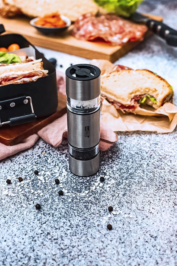 Molinillo doble Duomill Mini, para sal y pimienta