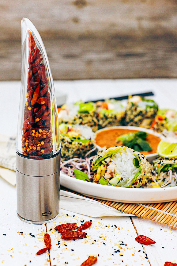 Molinillo para chile Pepe, transparente