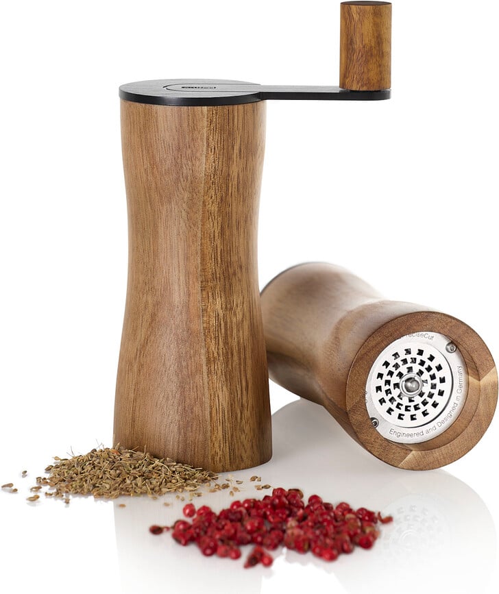 Molinillo para hierbas y especias Korso, con mango de acero inoxidable