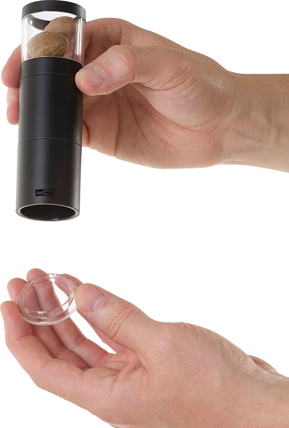 Molinillo para nuez moscada Muskatino, negro