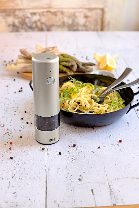 Molinillo para sal o pimienta iMill, gris claro