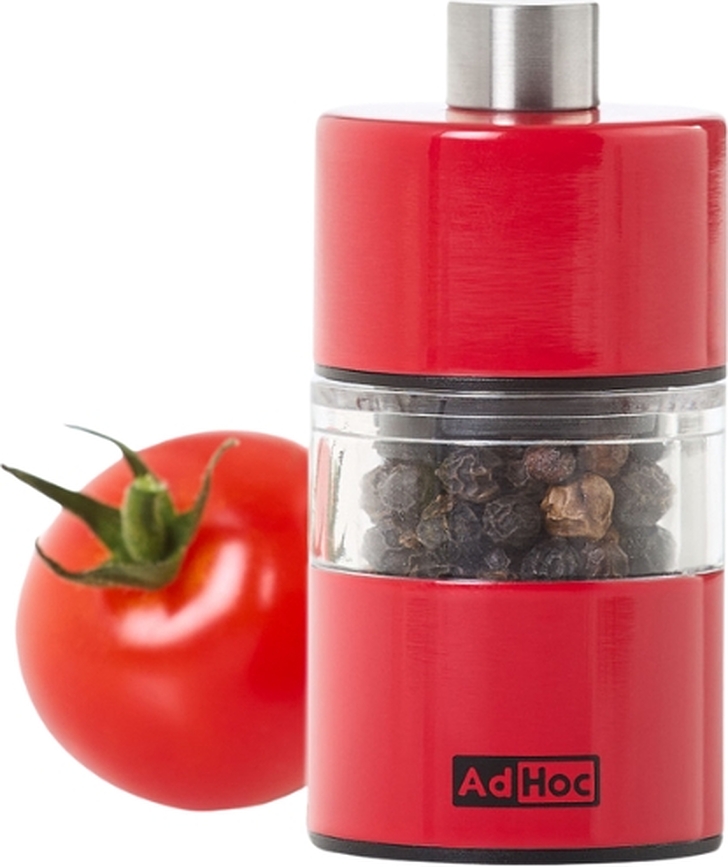 Molinillo para sal o pimienta Minimill, 6,2 cm, rojo