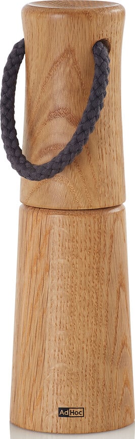 Molinillo de sal o pimienta Yaso 20 cm, madera de roble oscuro