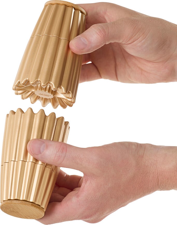 Molinillos magnéticos MagTwo, negros, para sal y pimienta, 2 unidades