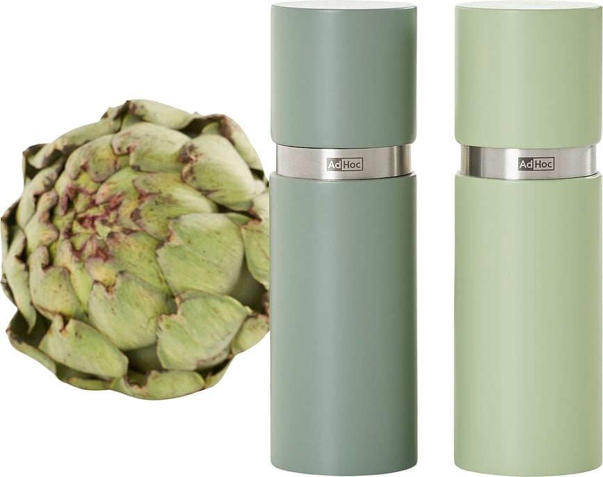 Molinos de sal y pimienta Textura S, madera de roble, 2 unidades