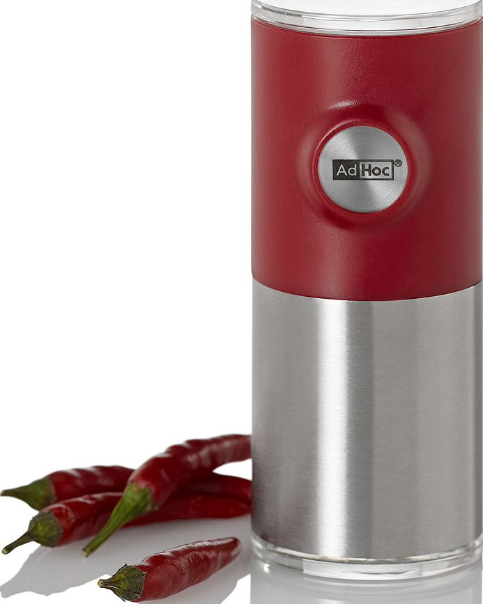 Pepnetic Mlinček za sol in poper stenski magnetni, siv