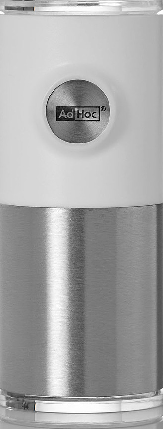 Pepnetic Salt- och Pepparkvarn, väggmonterad, magnetisk, vit