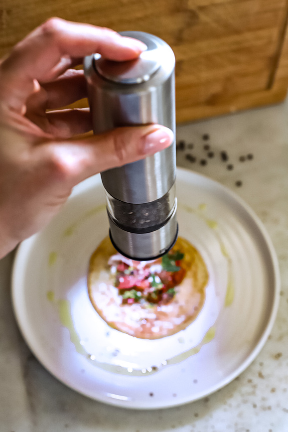 Profi Moulin Électrique pour poivre et sel, en acier inoxydable