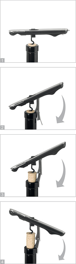 Sacacorchos Pushpull