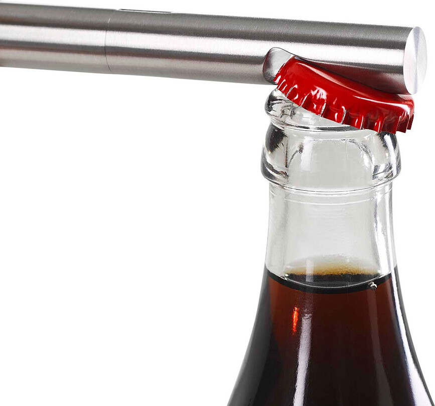 Sacacorchos y Abrebotellas Buddy, rojo