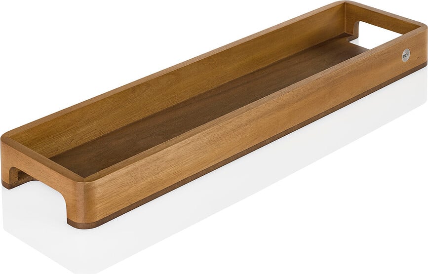 Serve Slim Tablett 15 x 60 cm aus Holz