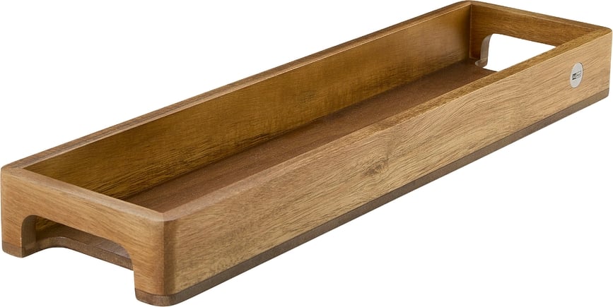 Serve Tablett 13 x 50 cm aus Holz