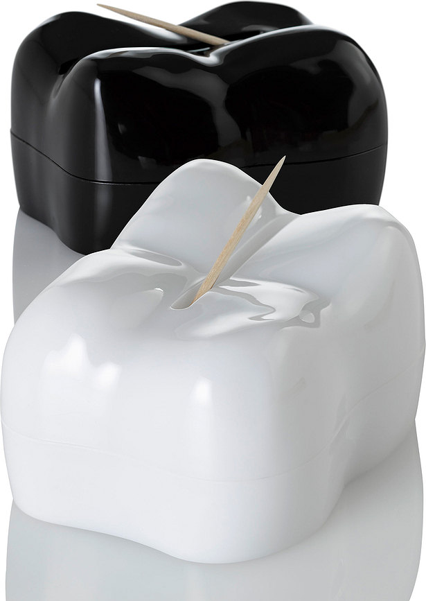 Stuzzi Dozirnik za zobotrebce, črn