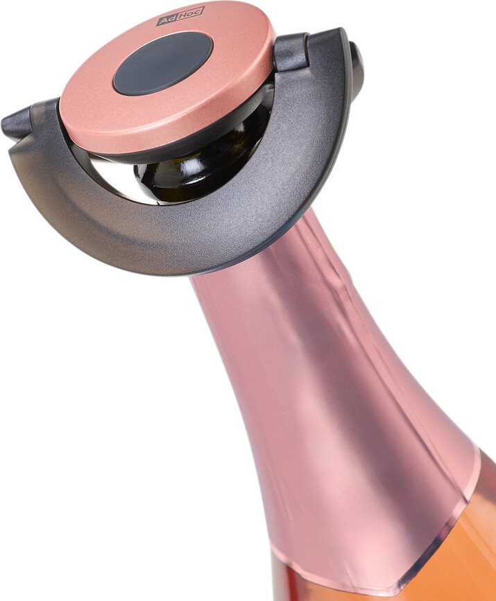 Tapón para Champán Gusto, negro y dorado