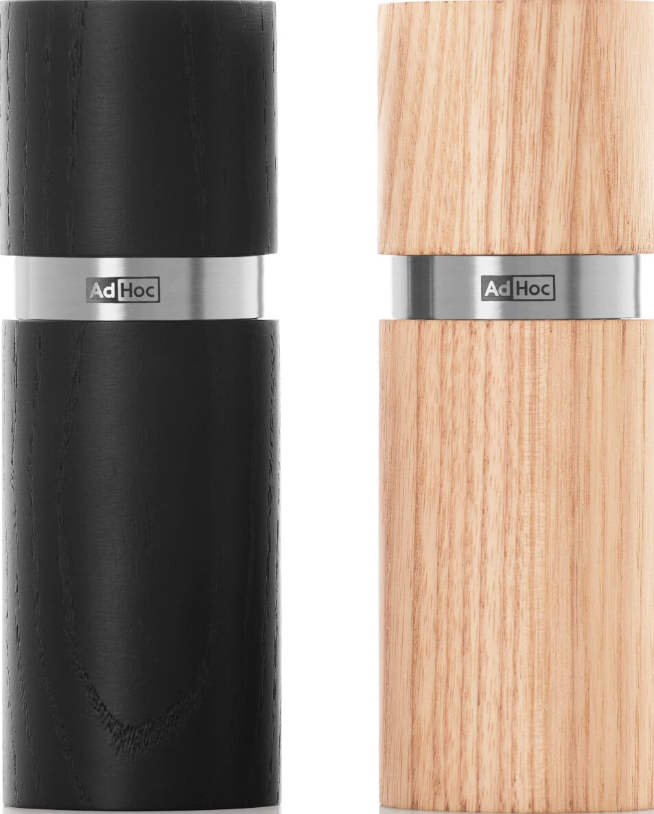 Textura Salz- und Pfeffermühlen XS schwarze und helle Asche 2 St.