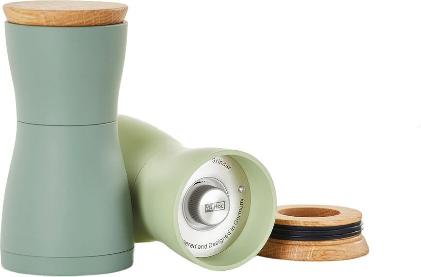 Twin Μύλοι για αλάτι και πιπέρι, πράσινοι, 2 τμχ