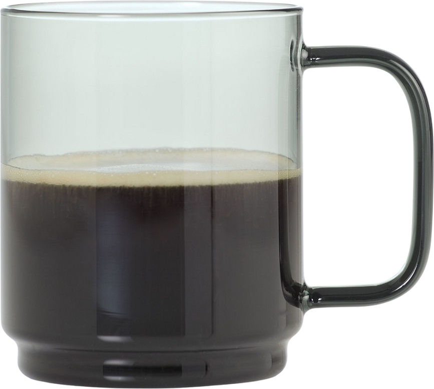 Vaso Impact 500 ml, transparente, gris