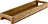 Vassoio Serve 13 x 50 cm in legno, in legno