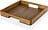 Vassoio Serve Square 40 x 40 cm in legno, in legno