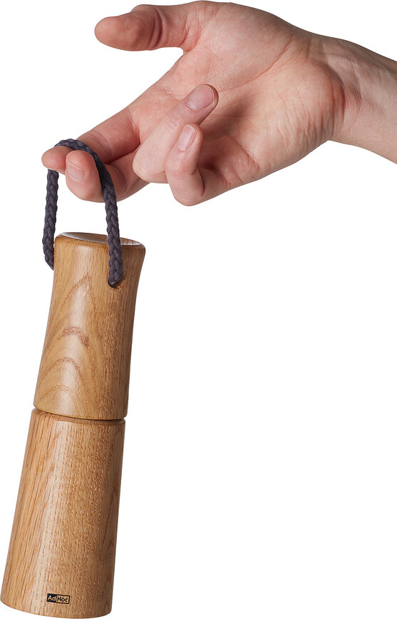 Yaso Moulin à sel ou à poivre, 20 cm, chêne foncé