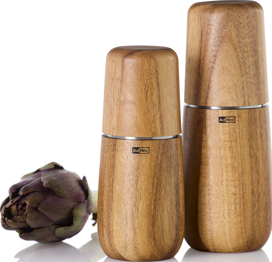 Yono S Mlinček za sol ali poper, svetel hrast