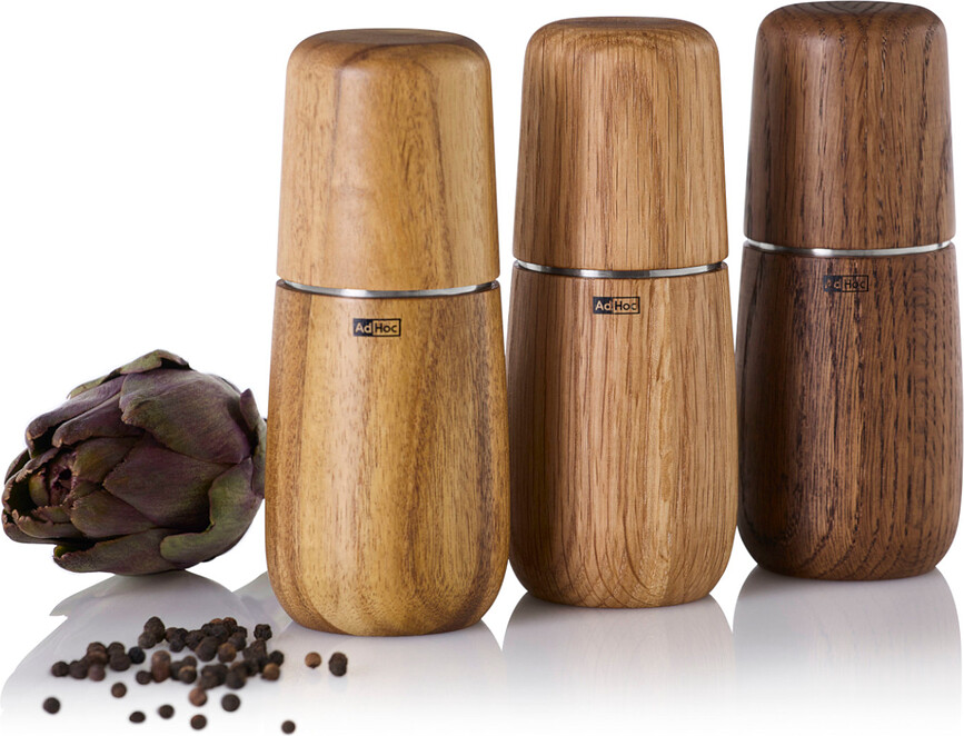 Yono S Mlinček za sol ali poper, svetel hrast