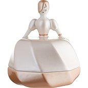 La Petite Mariée Decorative figurine pink porcelain