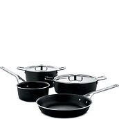 Puodų komplektas su keptuve Pots&Pans su danga 6 d.