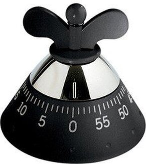 Minútka Kitchen Timer Achromatics čierna