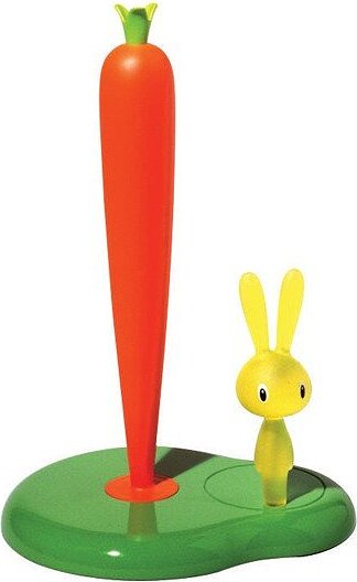 Papīra dvieļu statīvs Bunny & Carrot zaļš 29 cm