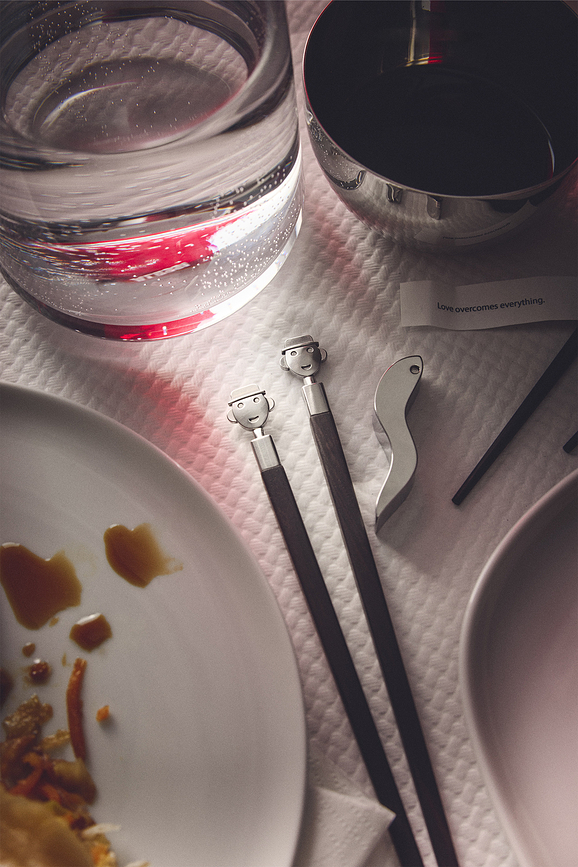 Alessandro M Štapići za Sushi s držačem Set od 3 dijela