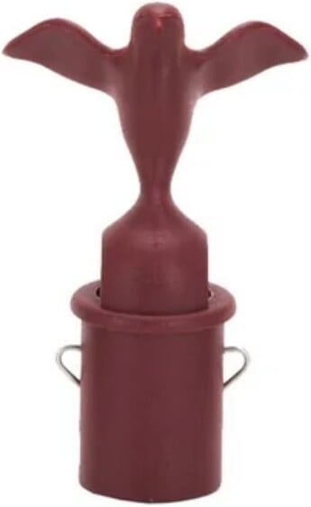 Alessi 9093 Pfeife für Wasserkocher bordeauxrot