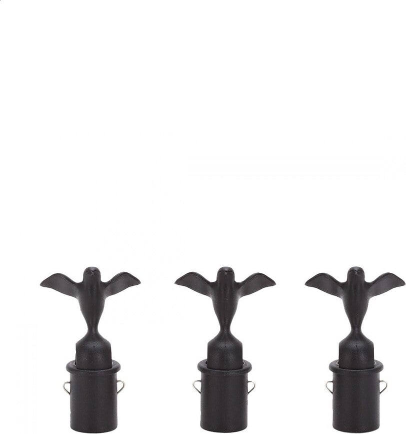 Alessi 9093 Sifflet pour bouilloire, noir