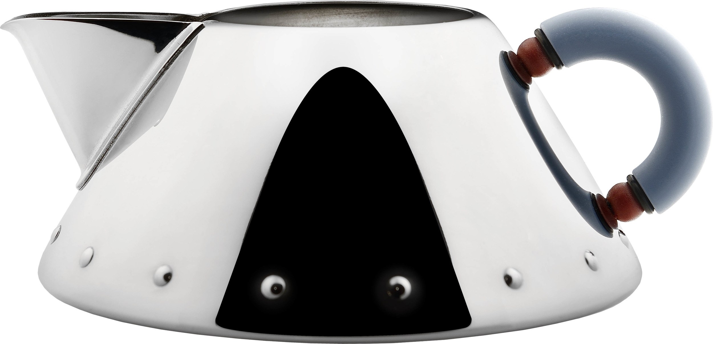 Alessi 9096 Milchkännchen mit blauem Griff
