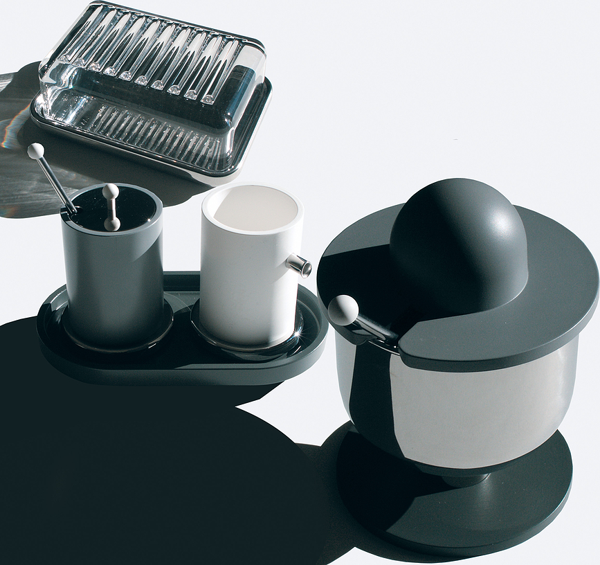 Alessi Beurrier avec couvercle en verre