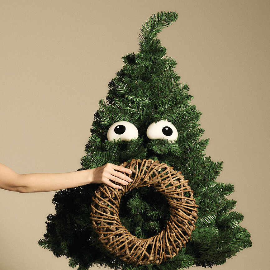 Alessi Holly Božićne Kuglice motiv očiju 2 kom.