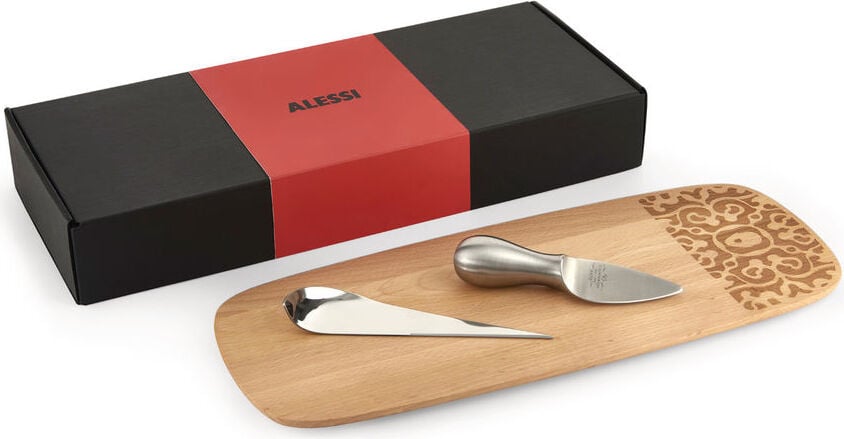 Käsemesser Alessi & Cheese Käseservierset In Geschenkbox, 3-teilig