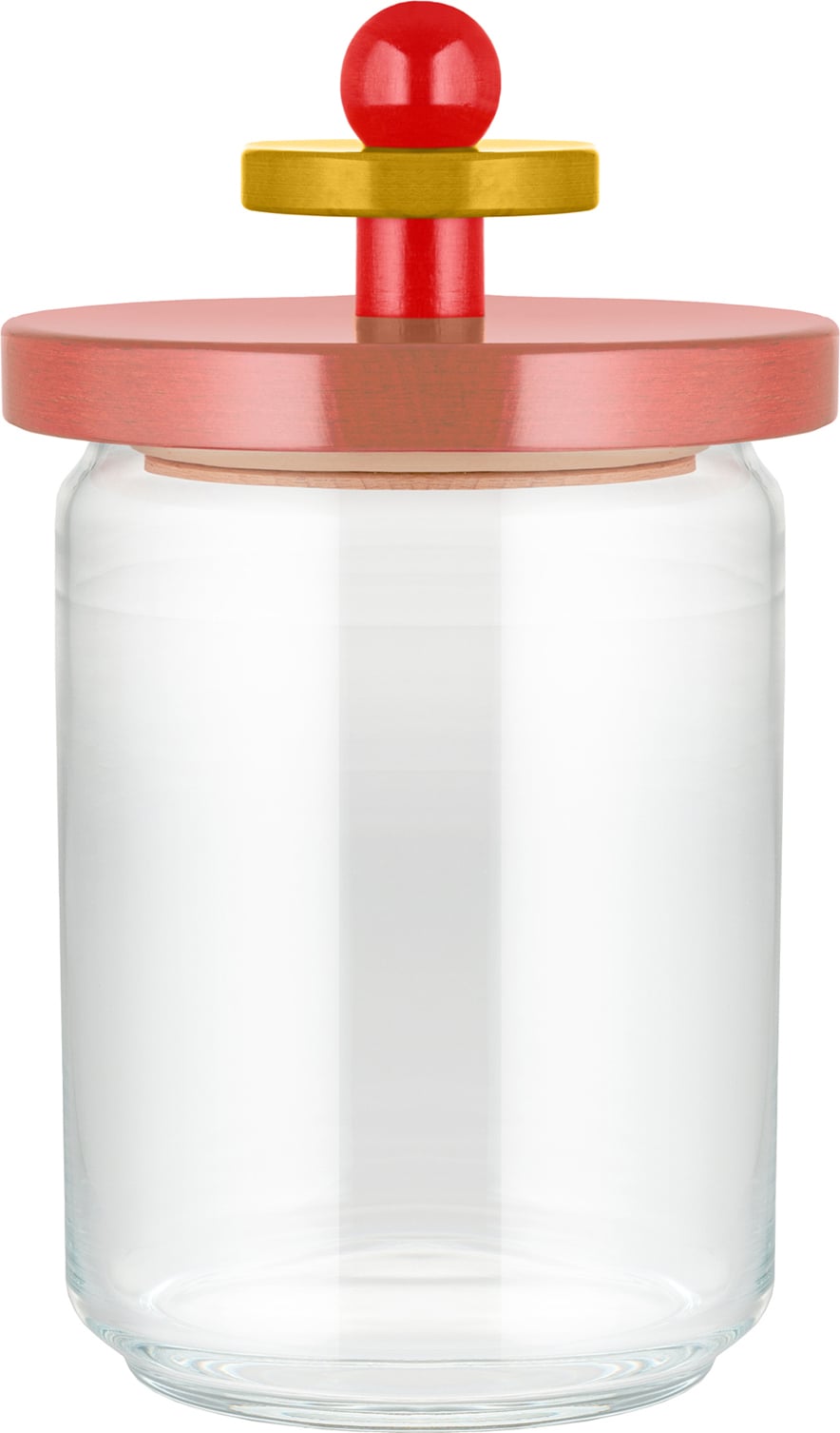 Alessi ES16 Glas 1 l rosa mit luftdichtem Deckel