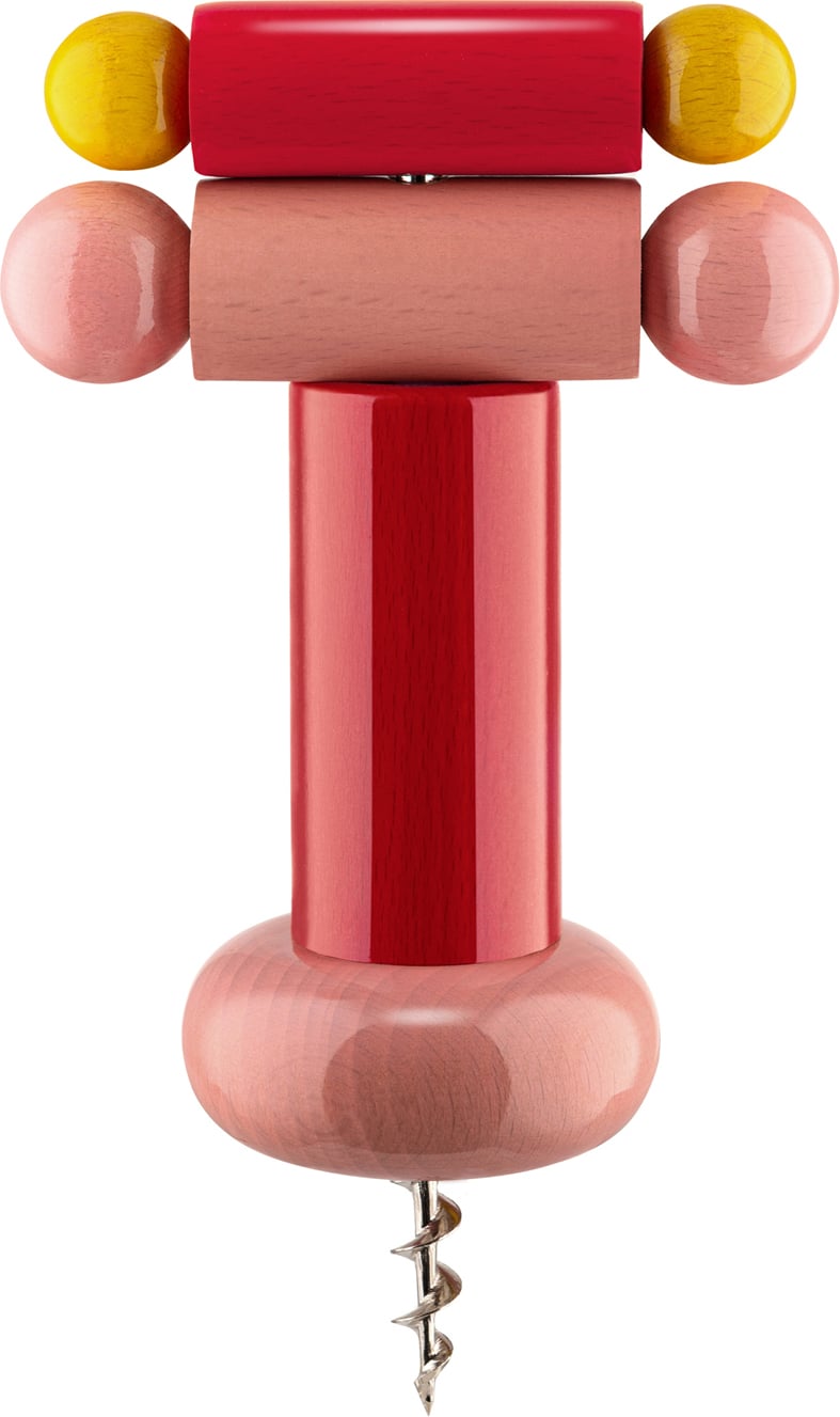 Alessi ES17 Korkenzieher rot