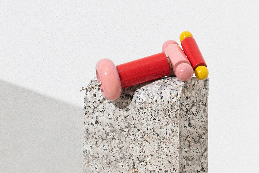 Alessi ES17 Τιρμπουσόν, κίτρινο