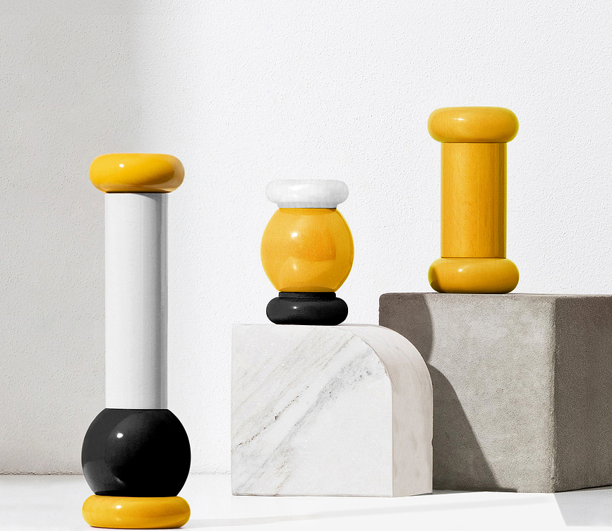 Alessi ES19 Mlinac za Začine ružičasti