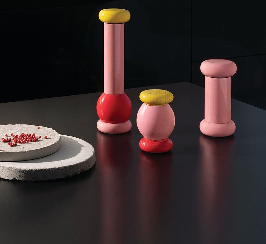 Alessi MP0210 Moulin à Épices, rouge