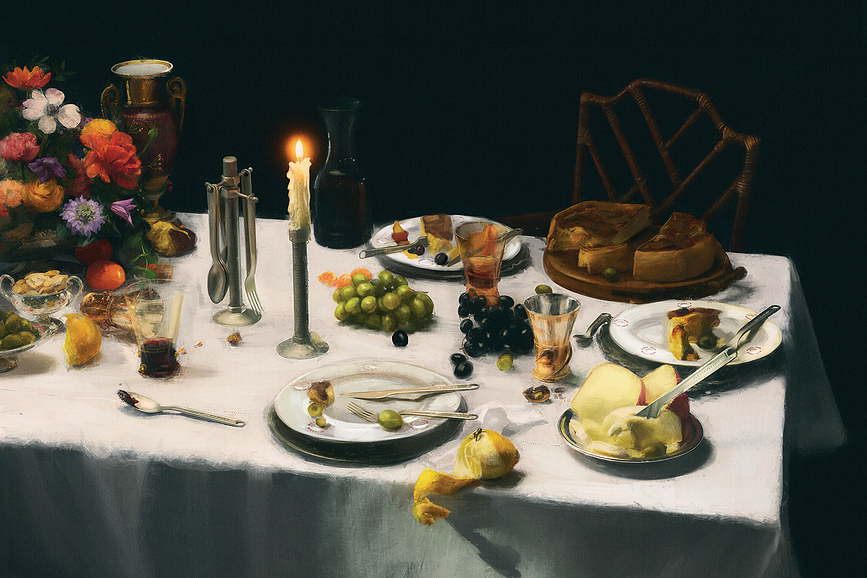 Alessi Set de Couverts avec support, Set 17 pièces