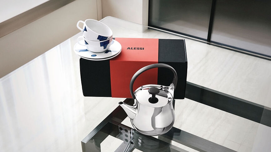 Alessi & Tea Σετ Τσαγιού, σε συσκευασία δώρου, 5 τμχ