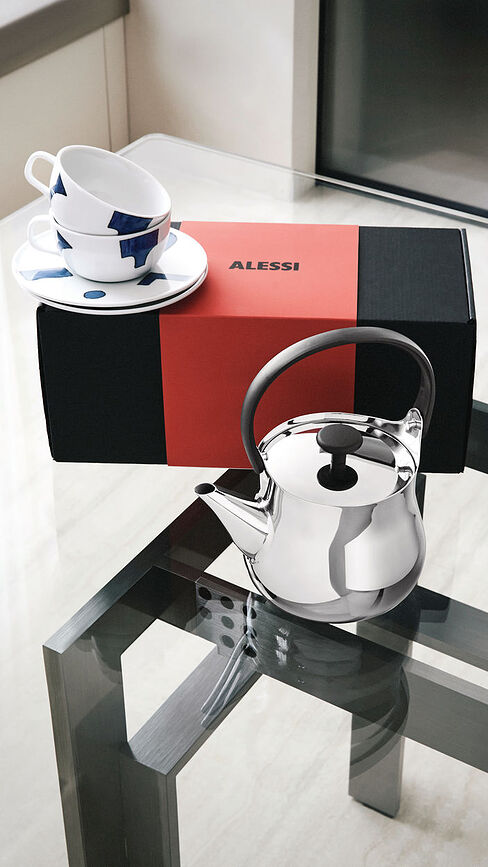 Alessi & Tea Set za pripravo čaja v darilni škatli, 5-delni set