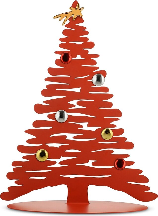 Alessi Weihnachtsdekoration Weihnachtsbaum rot