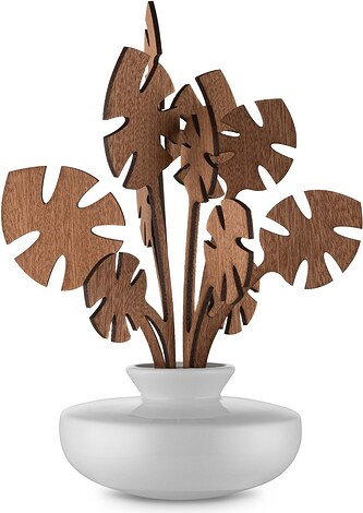 Alessi Diffusore Ambiente The Five Seasons In Porcellana Con Foglie Di Mogano - Design Marcel Wanders