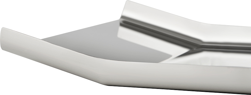 Arran Dekorativni pladenj, polirano jeklo