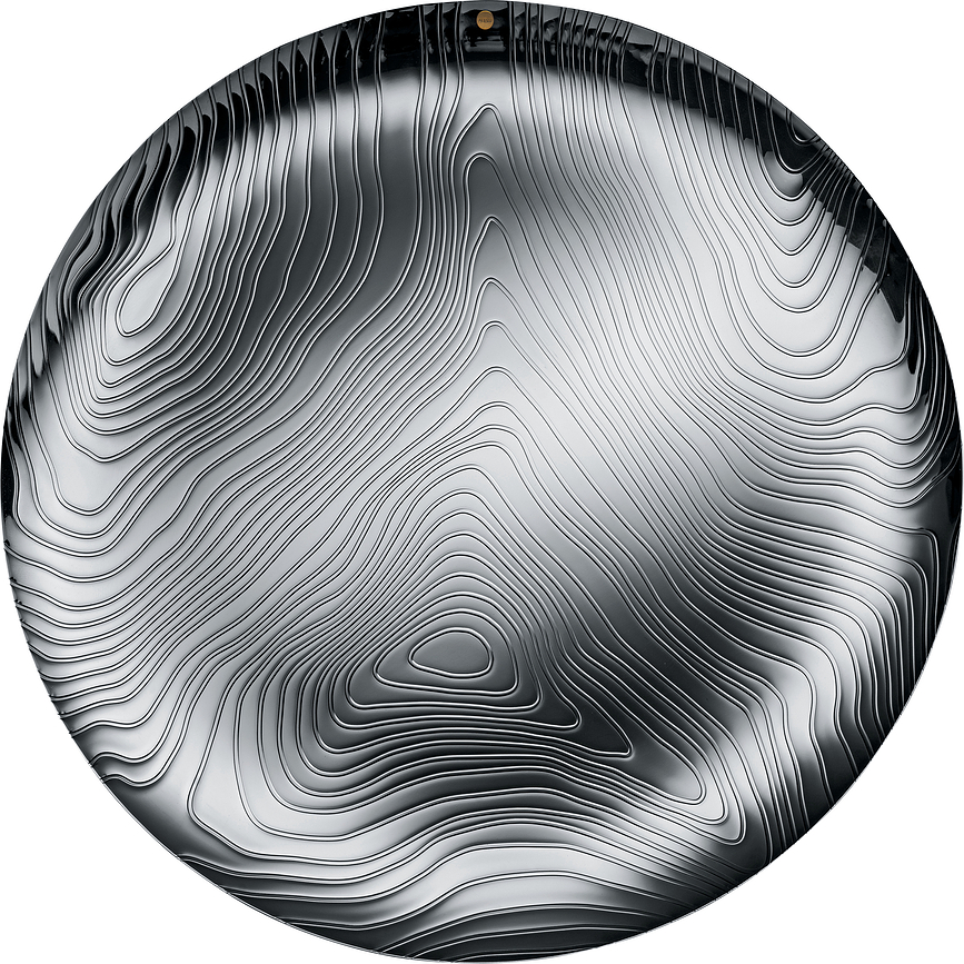 Bandeja de acero inoxidable Veneer