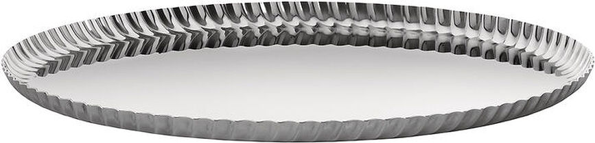 Bandeja de acero Pleats, 31 cm, redonda